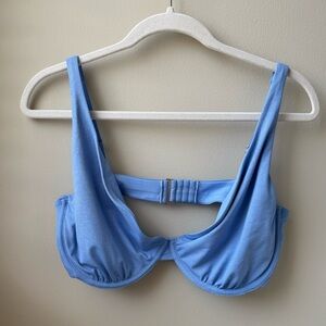 Light shimmery Blue Women's swimsuit top